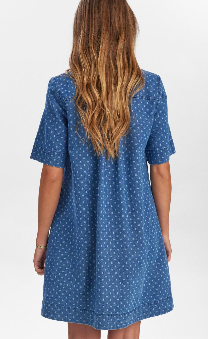 Nümph Kjole - Haddie - Medium Blue Denim