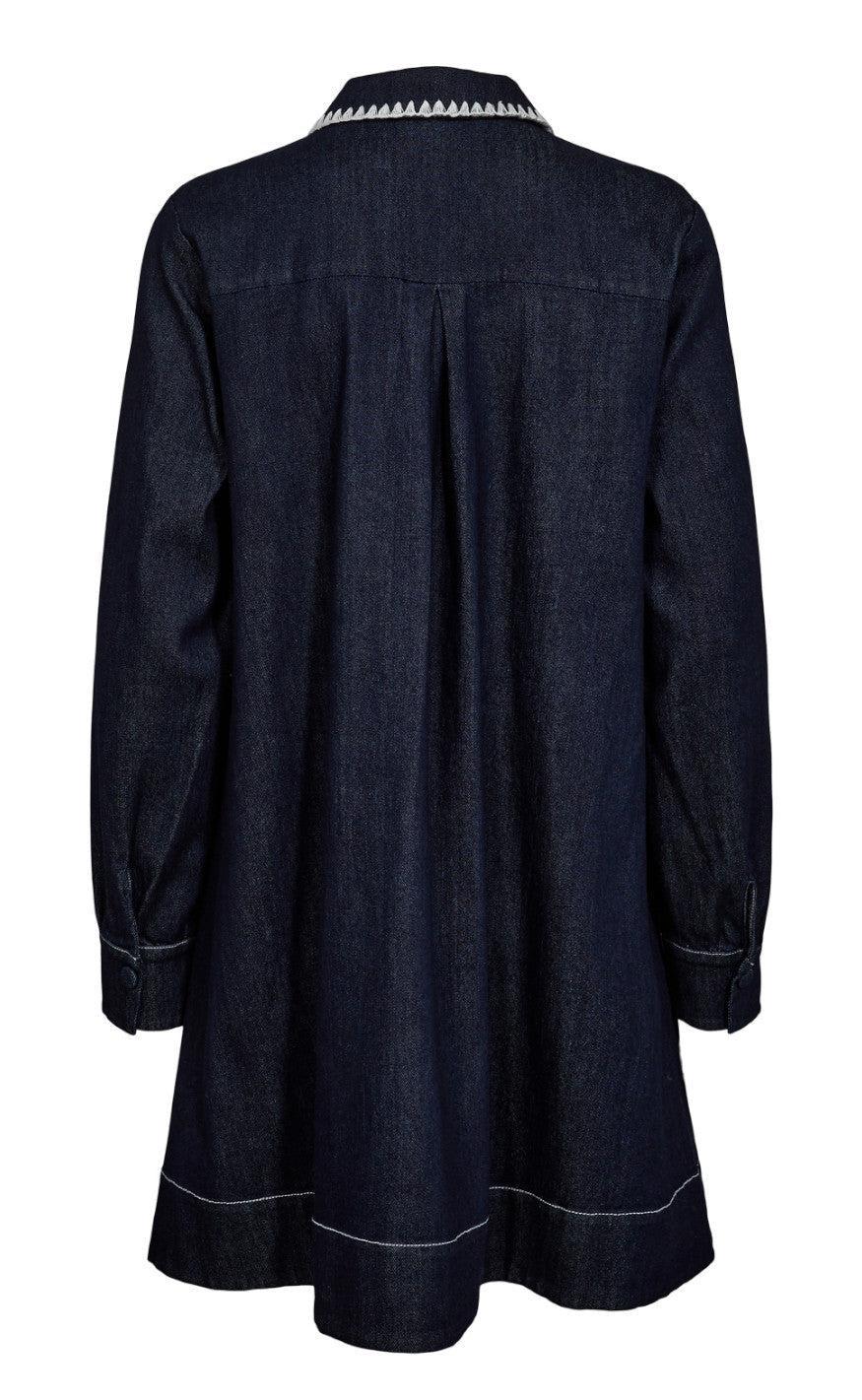 Nümph Kjole - Haven - Dark Blue Denim
