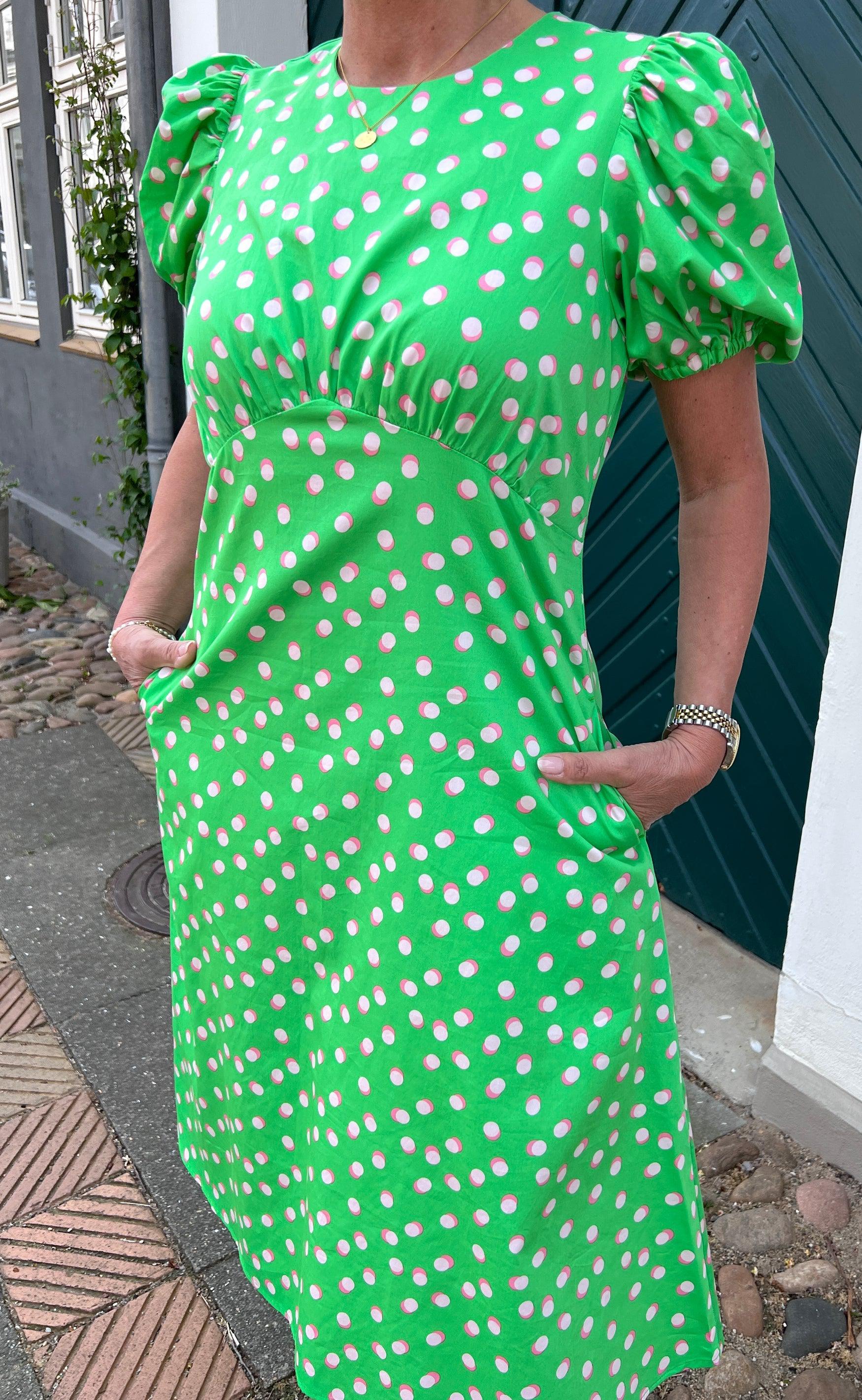 Nümph Kjole - Paula - Poison Green