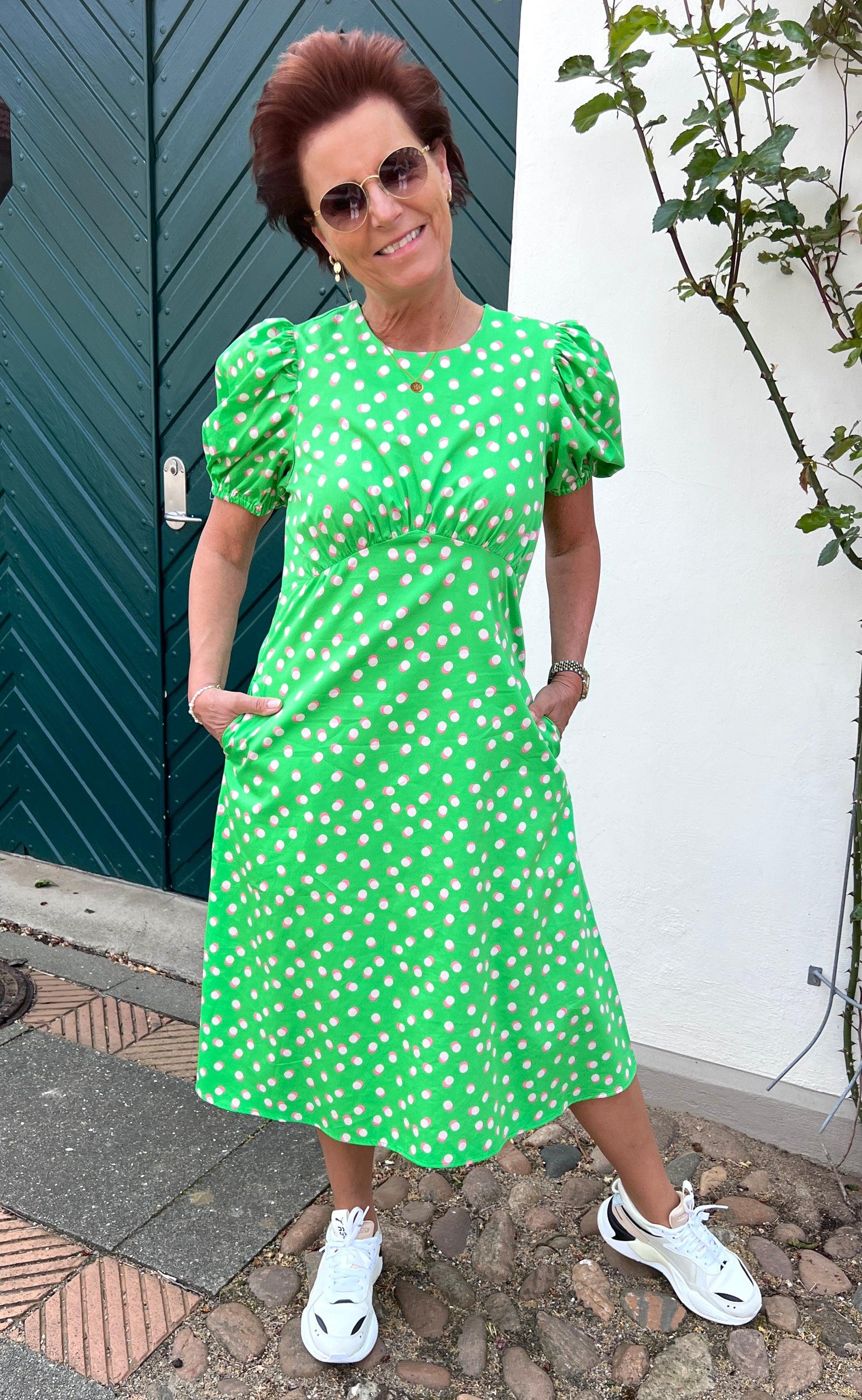 Nümph Kjole - Paula - Poison Green