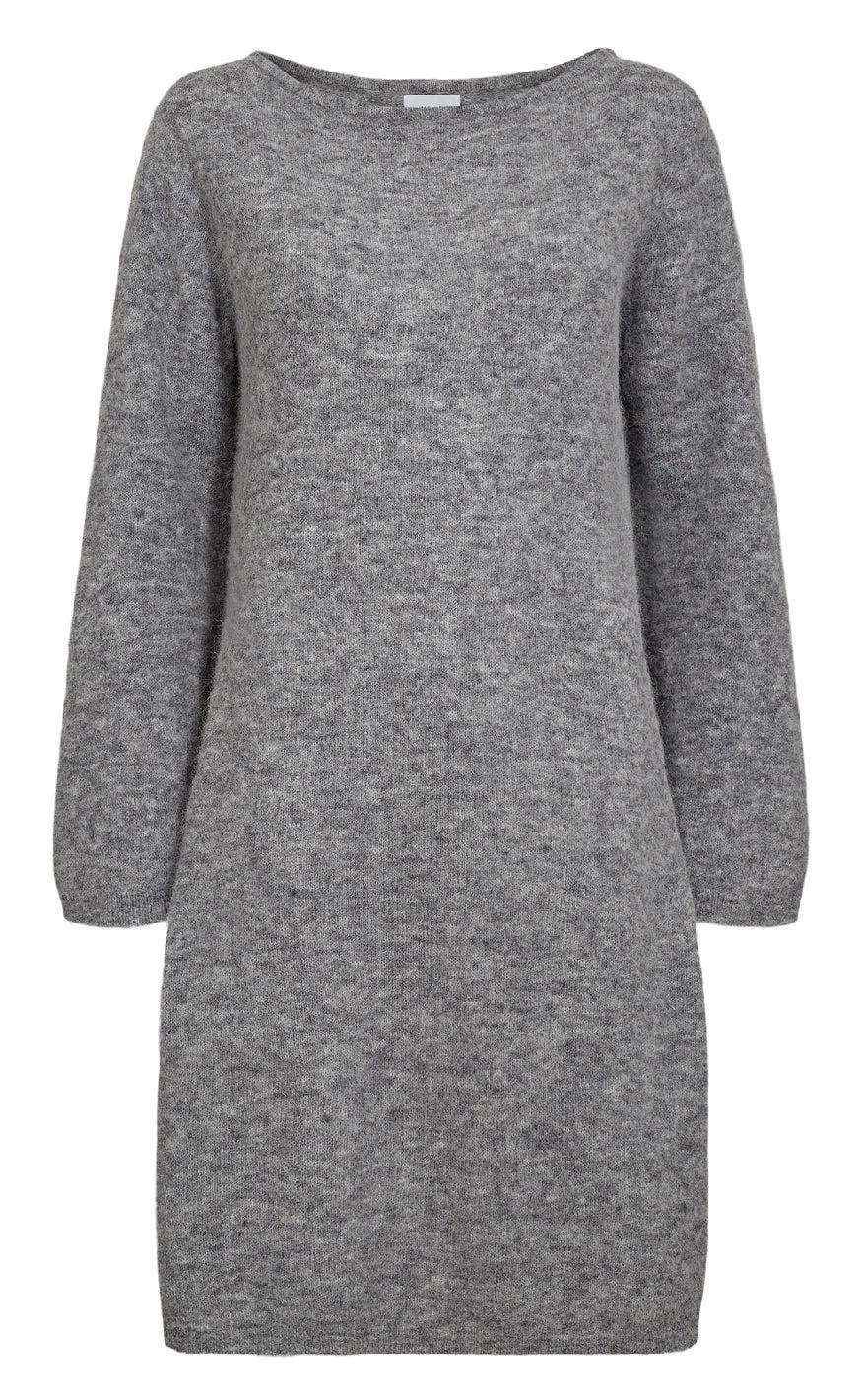 Nümph Kjole - Riette - Medium Grey Mel.