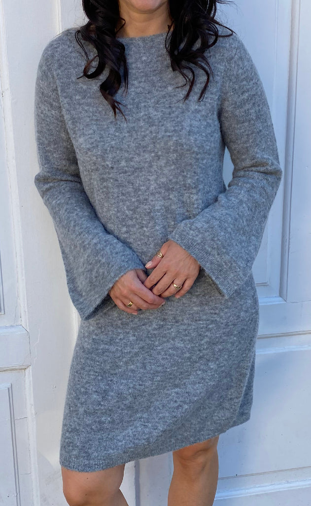 Nümph Kjole - Riette - Medium Grey Mel.