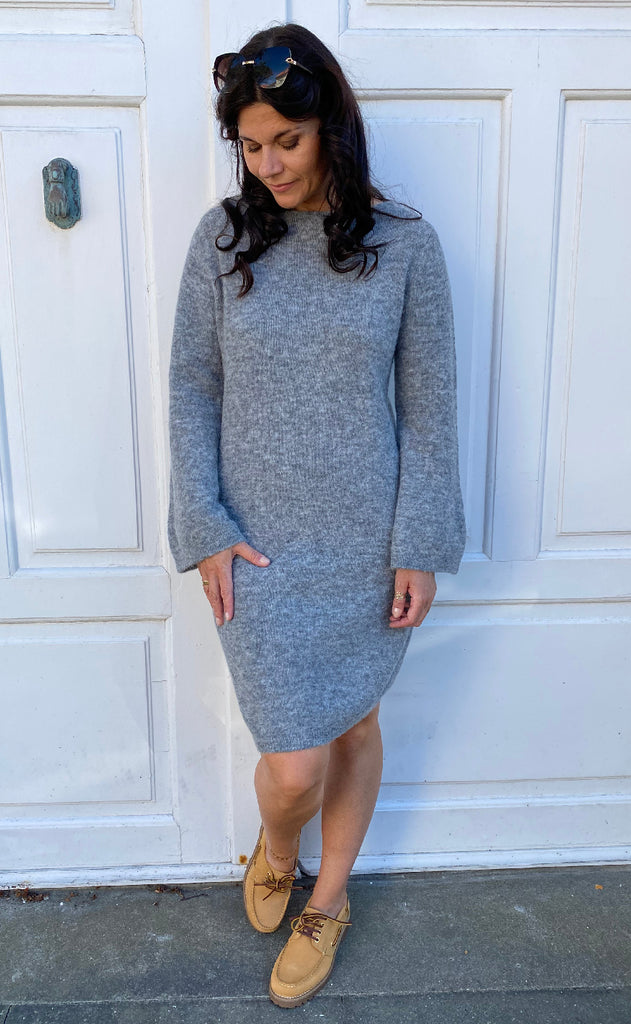 Nümph Kjole - Riette - Medium Grey Mel.