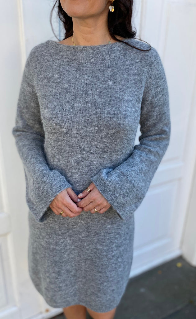 Nümph Kjole - Riette - Medium Grey Mel.