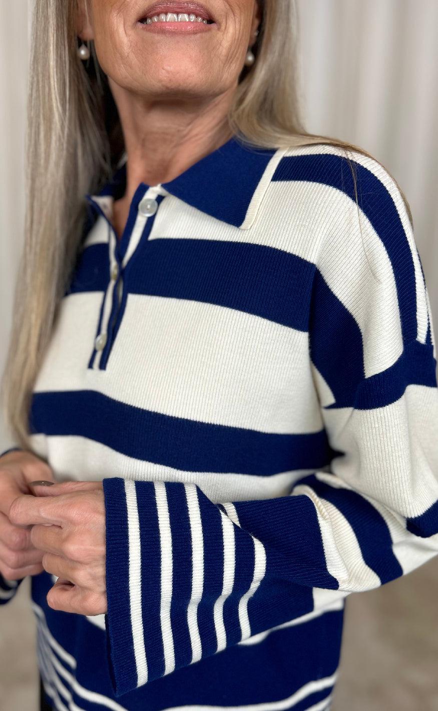 Nümph Pullover - Monique - Blueprint