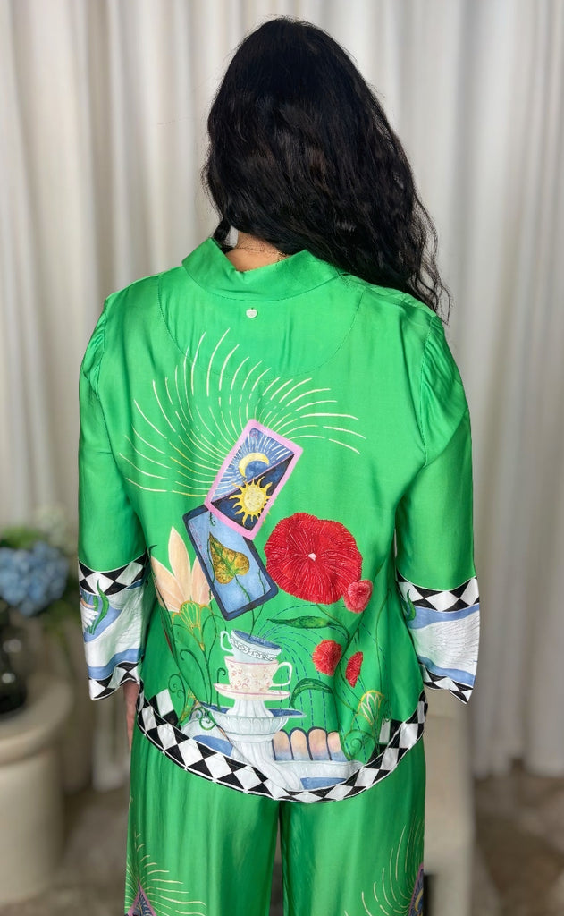 Nümph Skjorte - Adelina - Vibrant Green