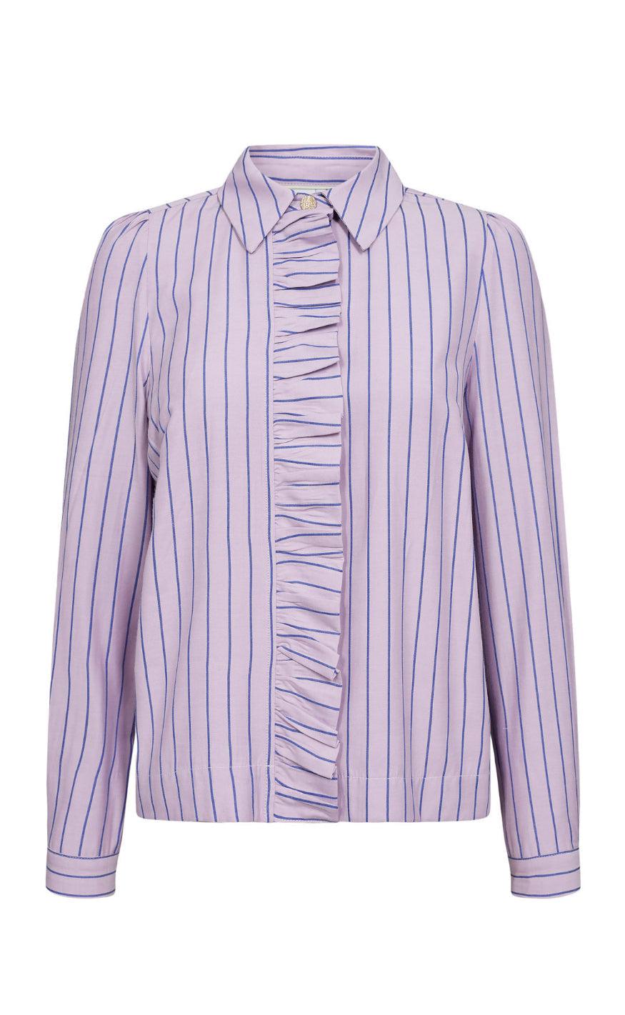 Nümph Skjorte - Aqua - Lilac Breeze