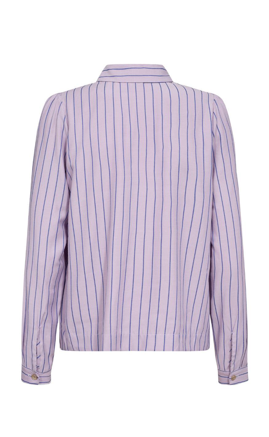 Nümph Skjorte - Aqua - Lilac Breeze