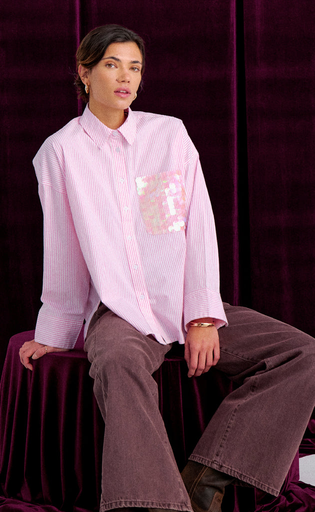 Nümph Skjorte - Darmi - Fuchsia Pink