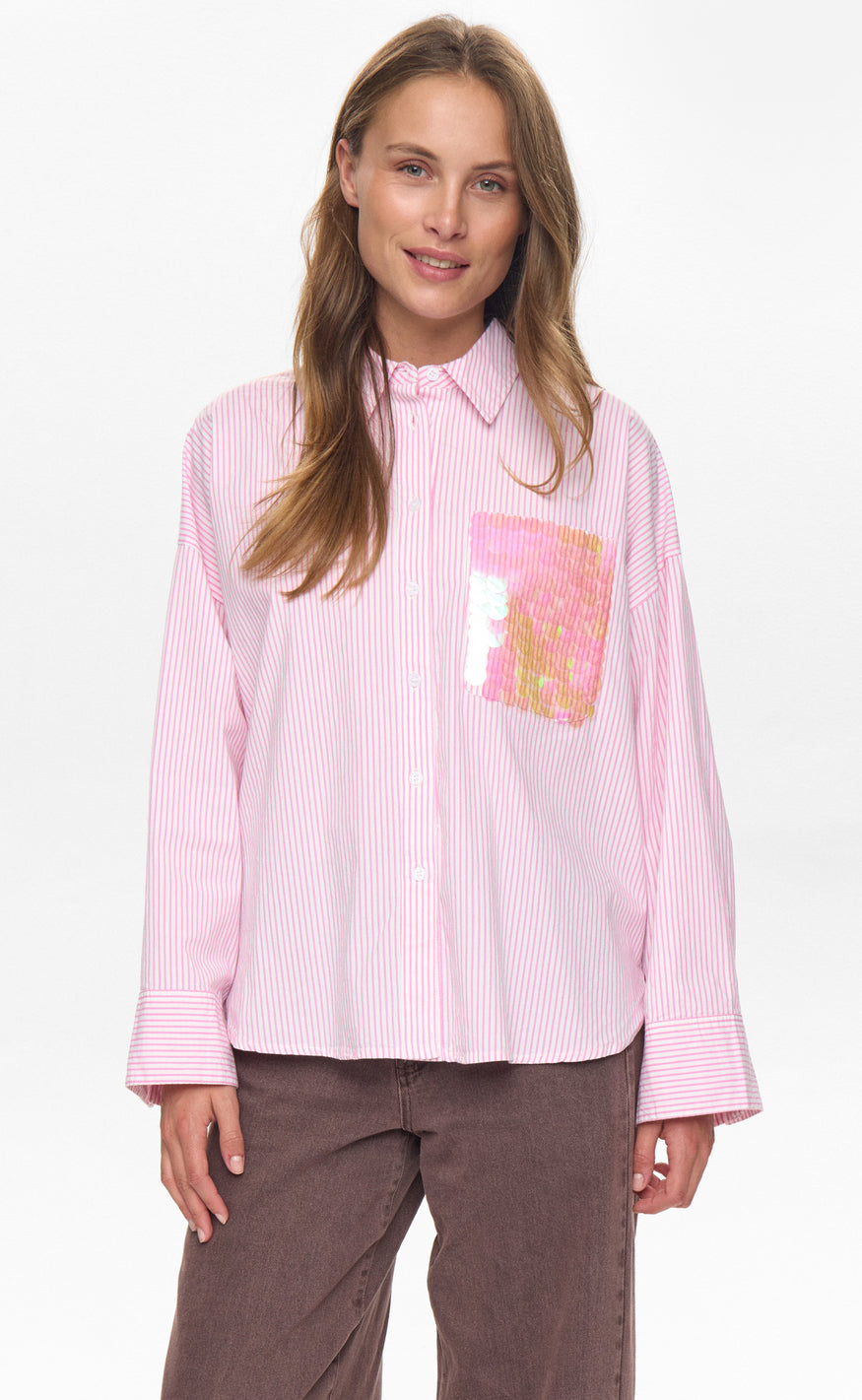 Nümph Skjorte - Darmi - Fuchsia Pink