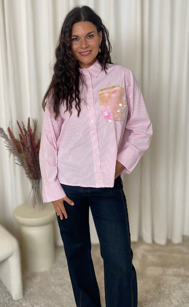 Nümph Skjorte - Darmi - Fuchsia Pink