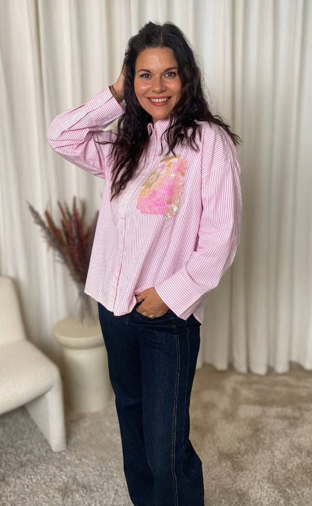 Nümph Skjorte - Darmi - Fuchsia Pink