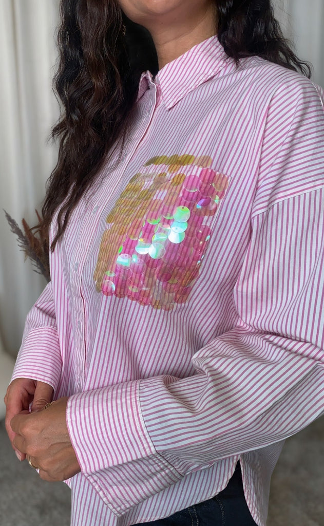 Nümph Skjorte - Darmi - Fuchsia Pink