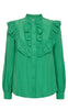 Numph Skjorte - Flounce - Classic Green
