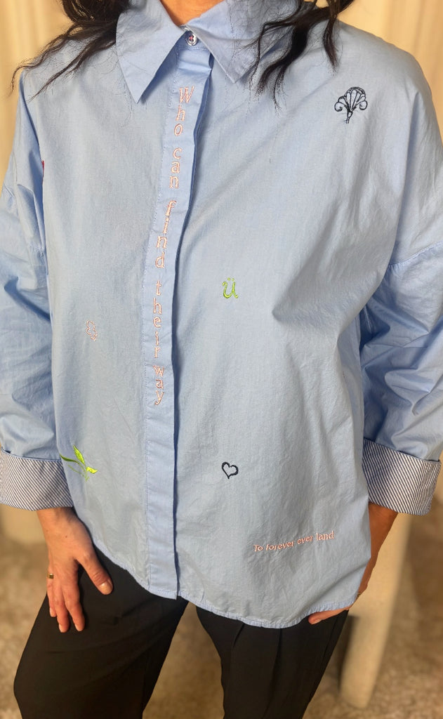 Nümph Skjorte - Juna - Hydrangea