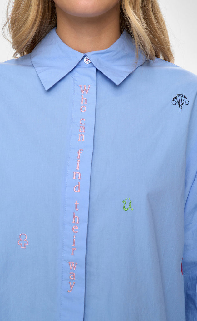 Nümph Skjorte - Juna - Hydrangea