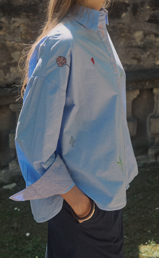 Nümph Skjorte - Juna - Hydrangea