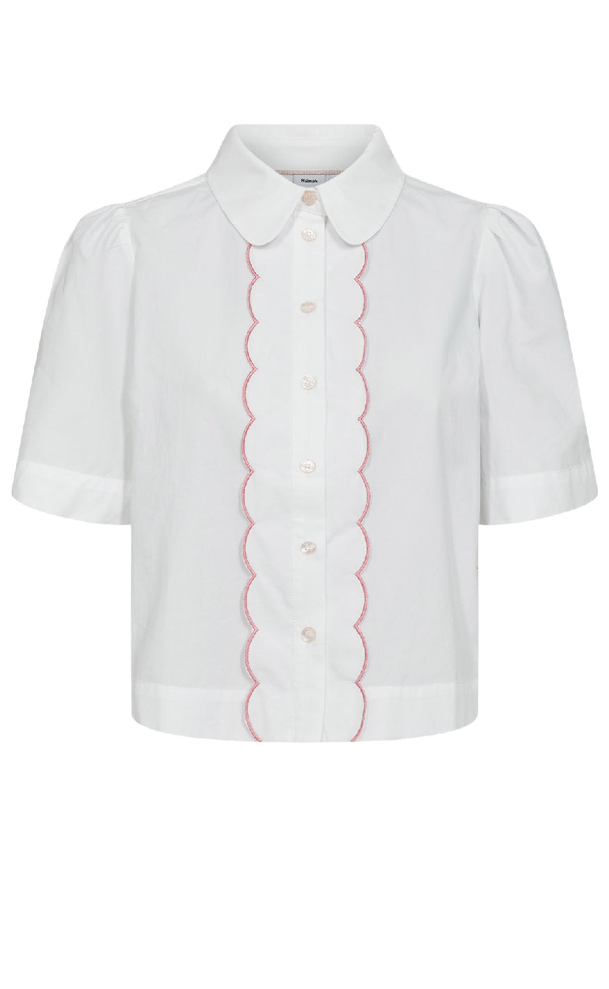 Nümph Skjorte - Sienna - Bright White