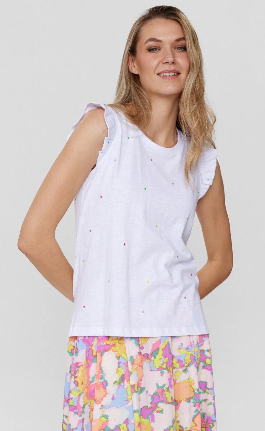 Nümph T-Shirt - Tilde - Bright White