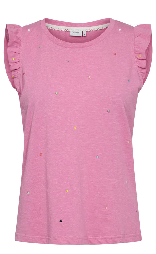 Nümph T-Shirt - Tilde - Fuchsia Pink