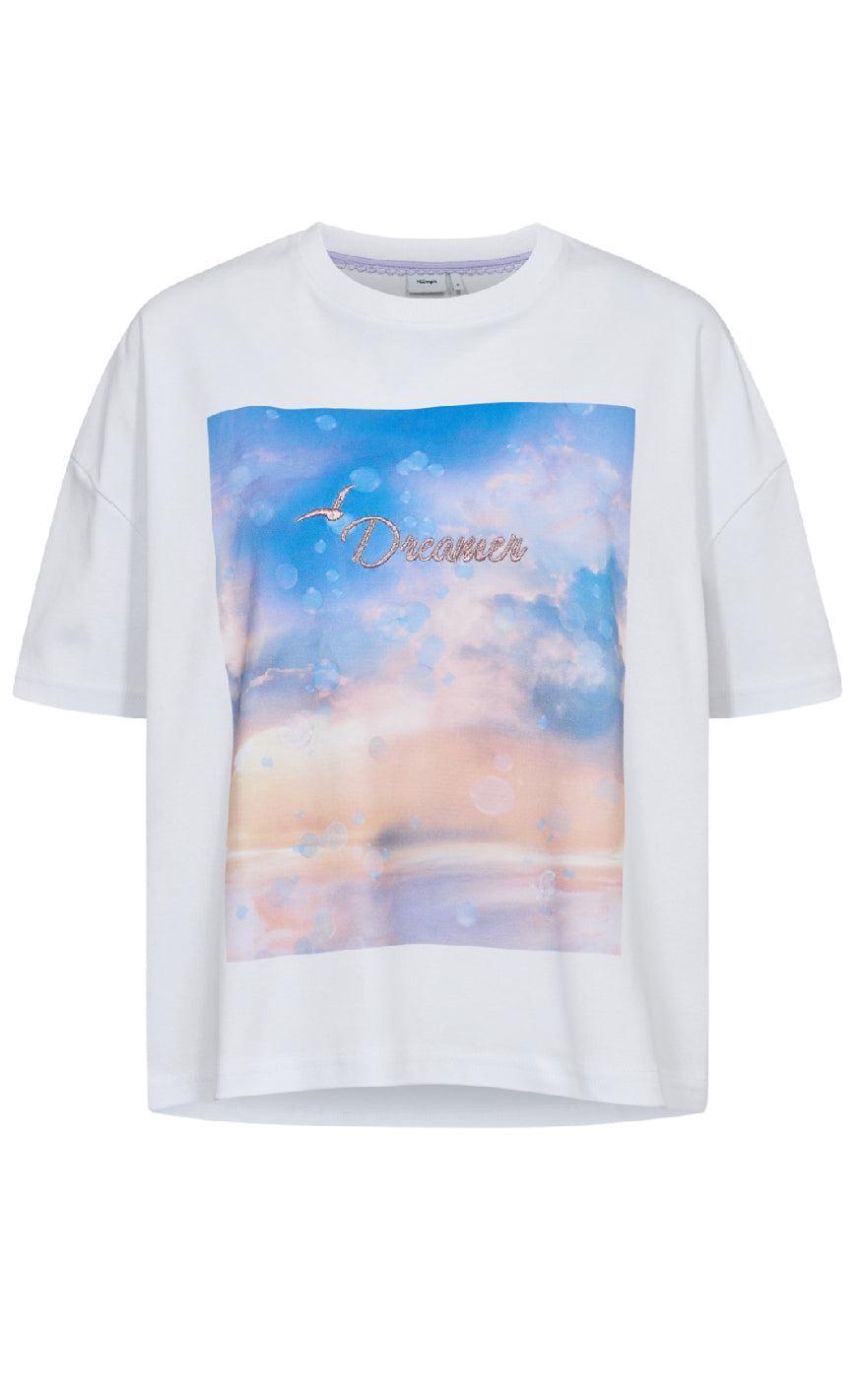 Nümph T-shirt - Cloudya - Bright White