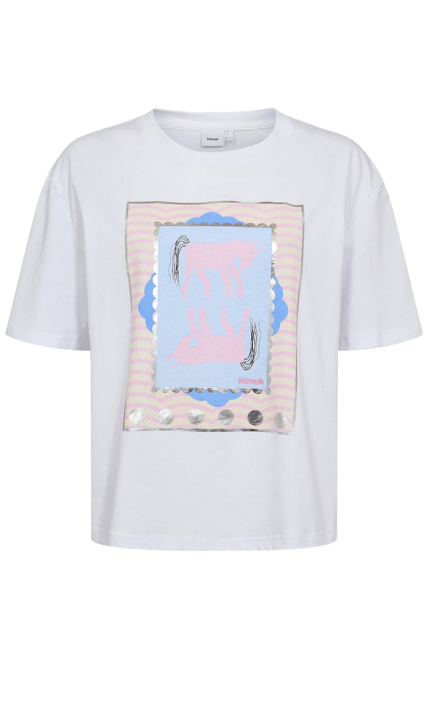 Nümph T-shirt - Daydream - Bright White