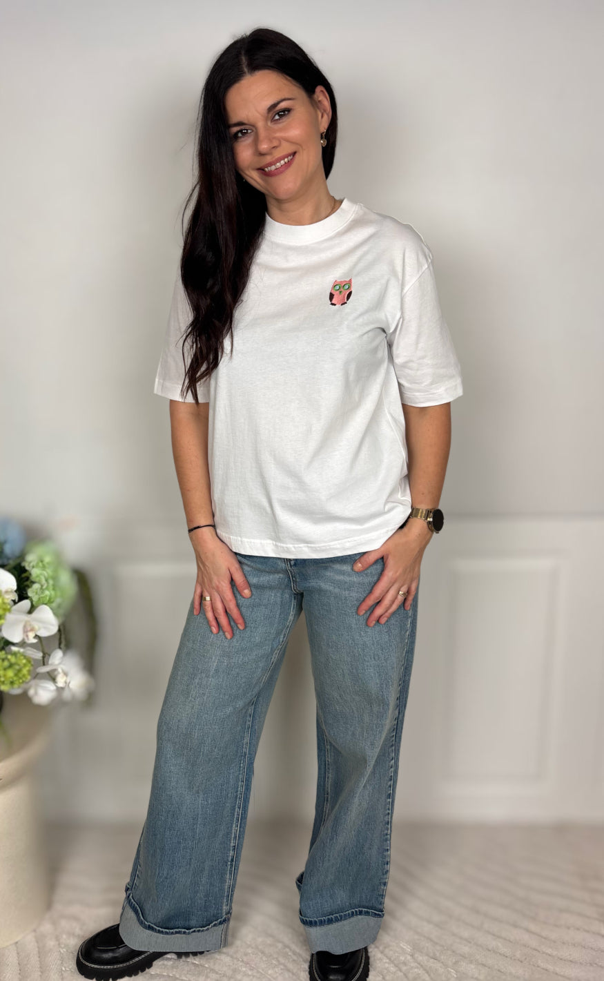 Nümph T-shirt - Olina - Bright White