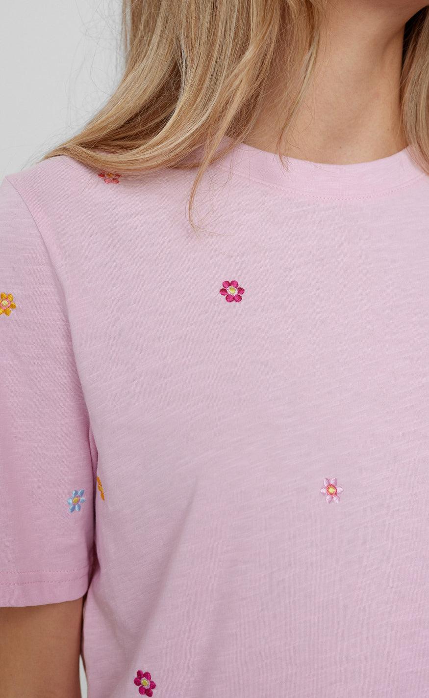 Nümph T-shirt - Pilar - Roseate Spoonbill