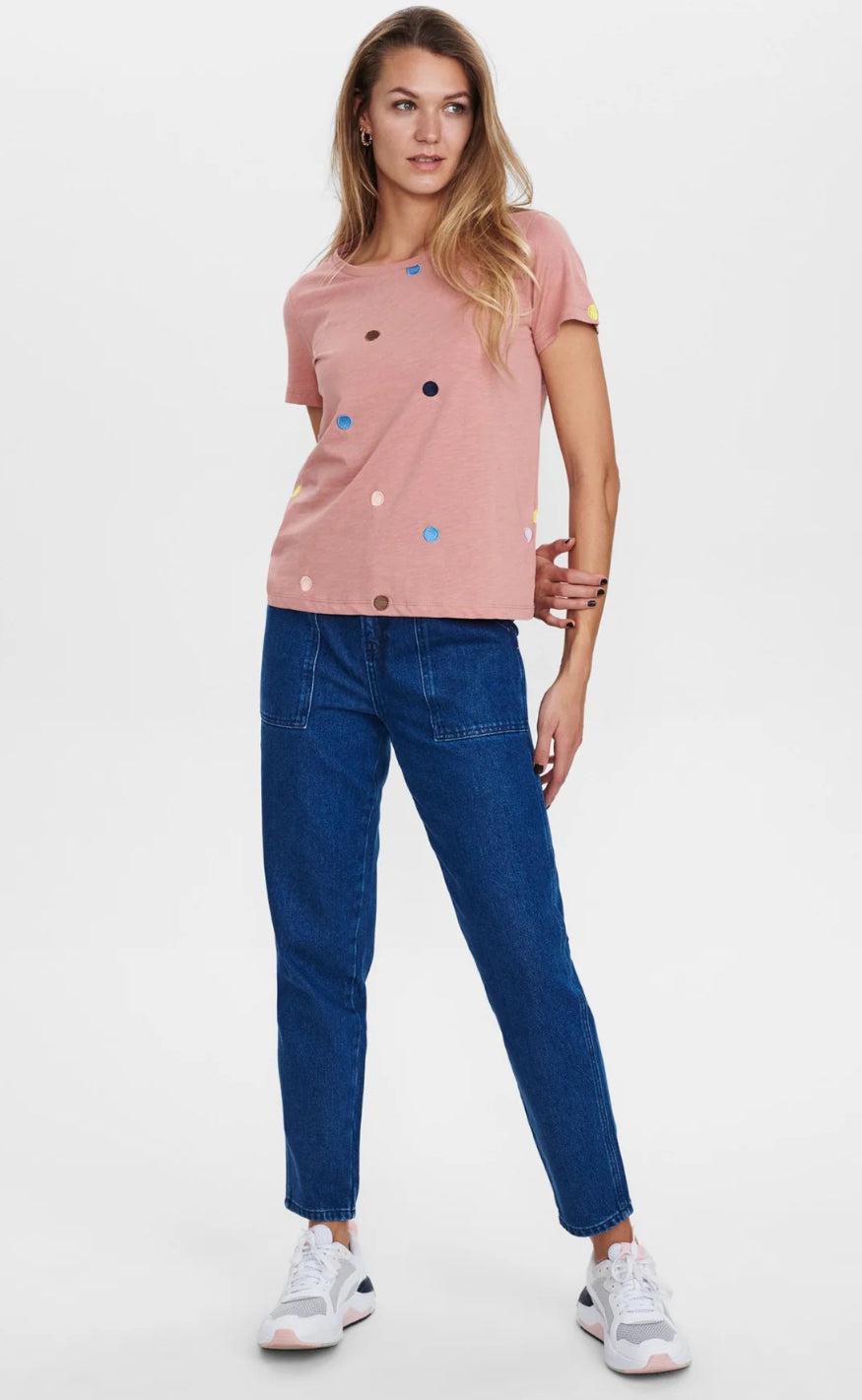 Nümph T-shirt - Yasemin - Ash Rose