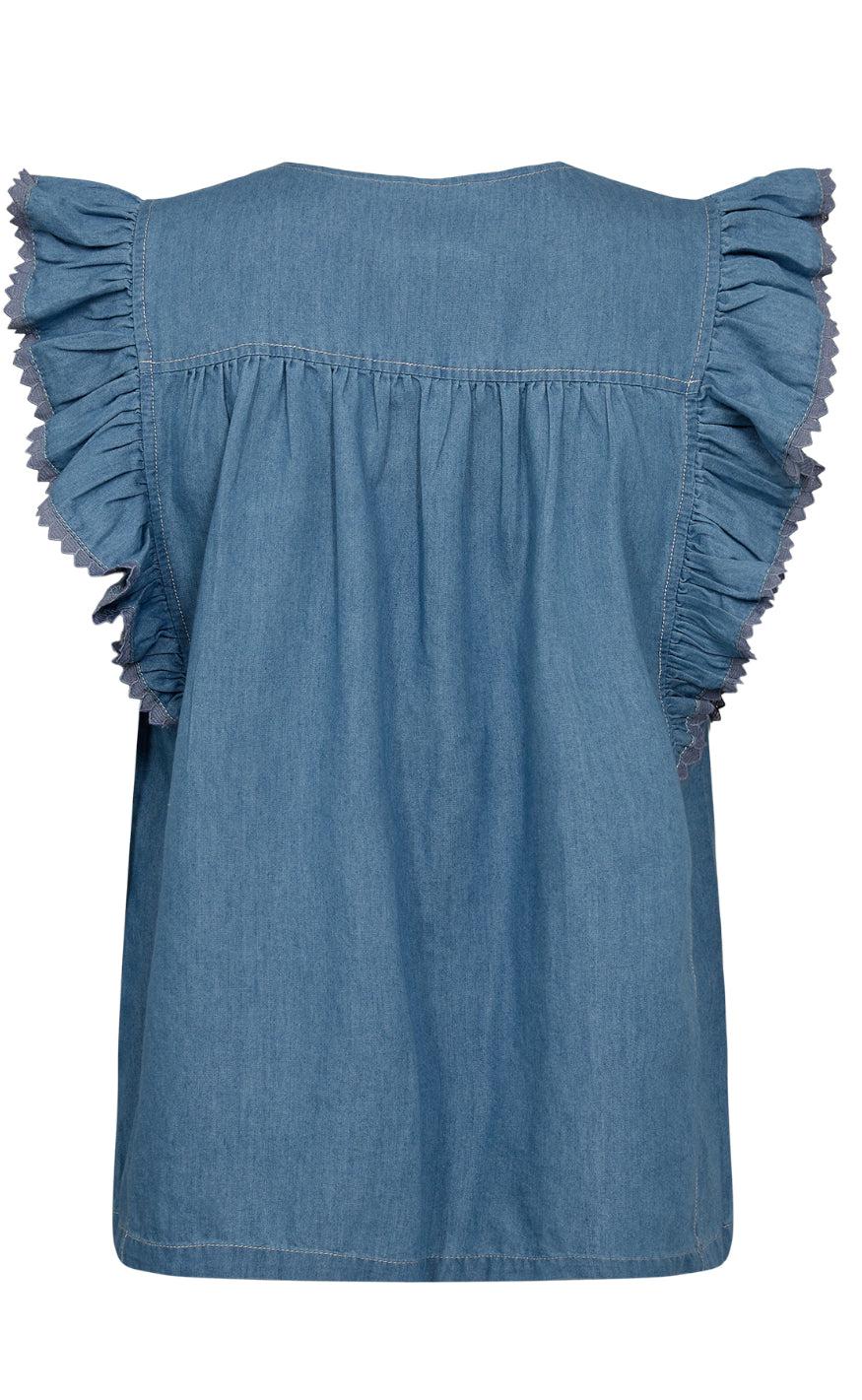 Nümph Top - Dylan - Medium Blue Denim
