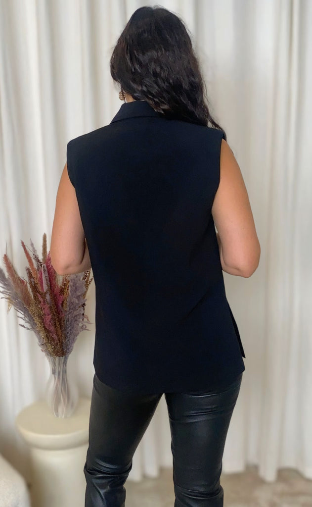 Nümph Vest - Almut - Caviar