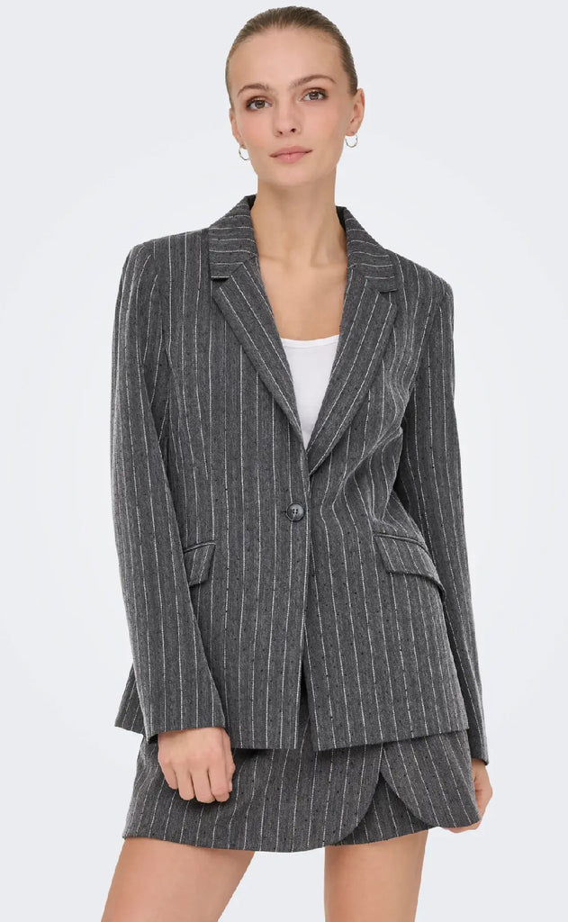 ONLY Blazer - Alya-Siga - Dark Grey Melange