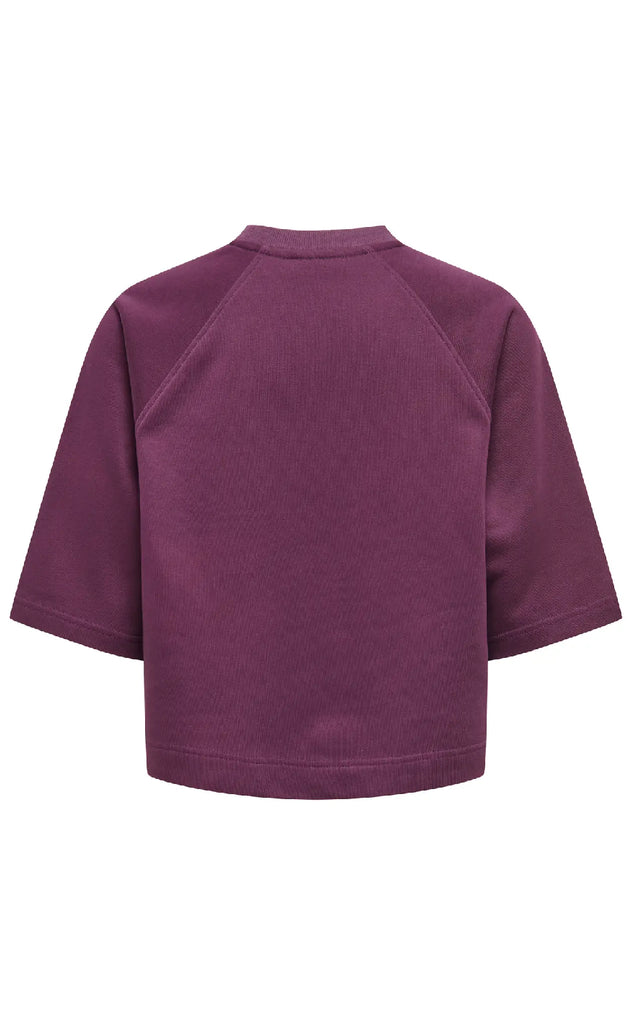 ONLY Bluse - Dasie Raglan - Mauve Wine
