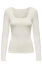 ONLY Bluse - Ea Deep 2 Ways - Cloud Dancer