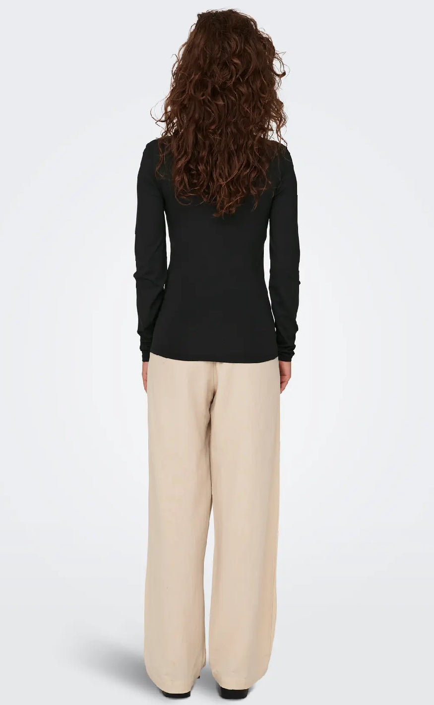 ONLY Bluse - Lea Deep 2 Ways - Black
