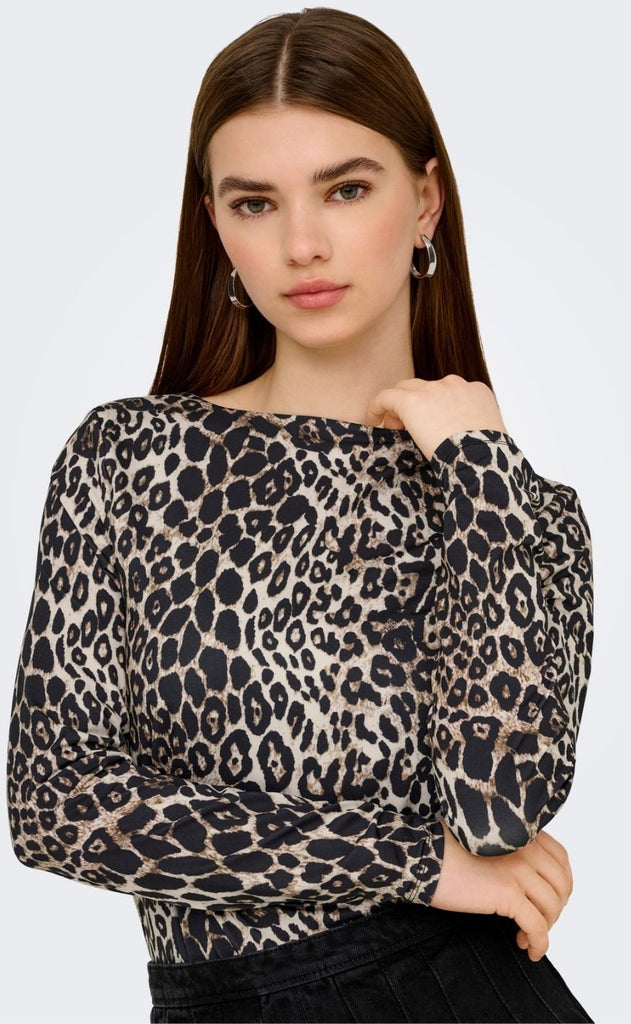 ONLY Bluse - Lone Two Ways - Cloud Dancer Leo