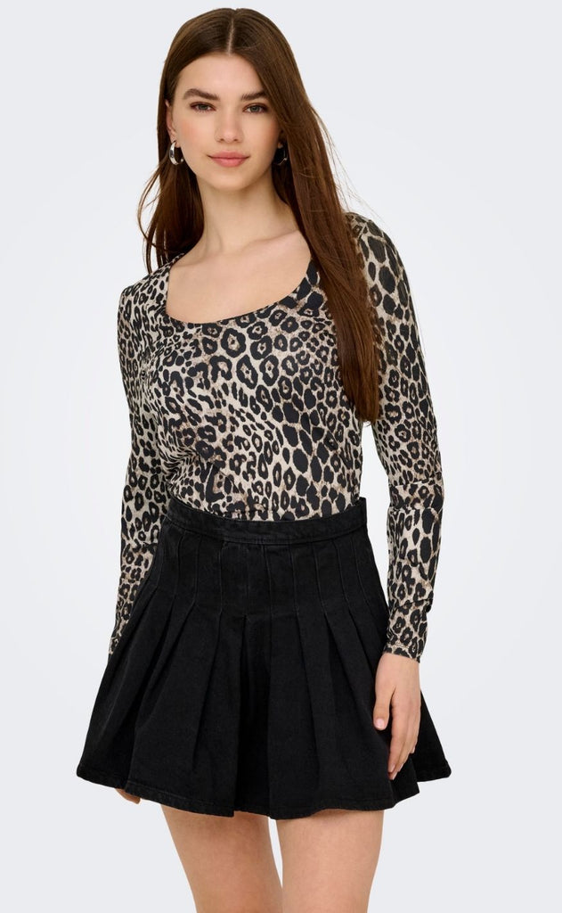 ONLY Bluse - Lone Two Ways - Cloud Dancer Leo