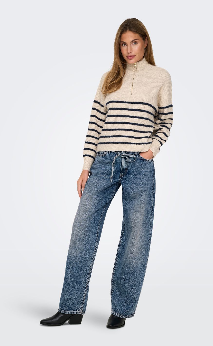 ONLY Bukser - Gianna - Medium Blue Denim