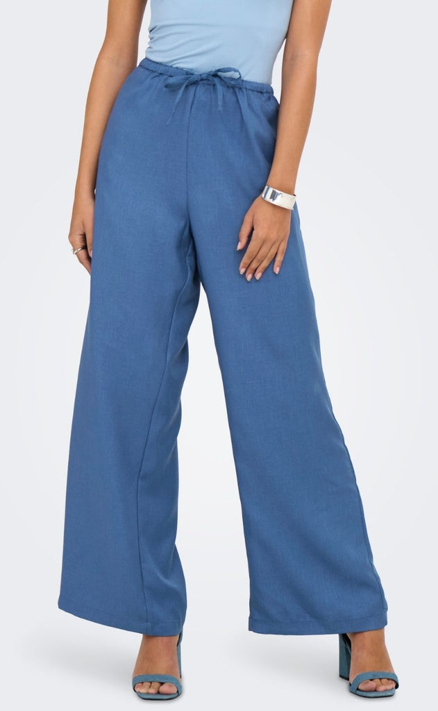 ONLY Bukser - Harriet Life Loose - True Navy Melange