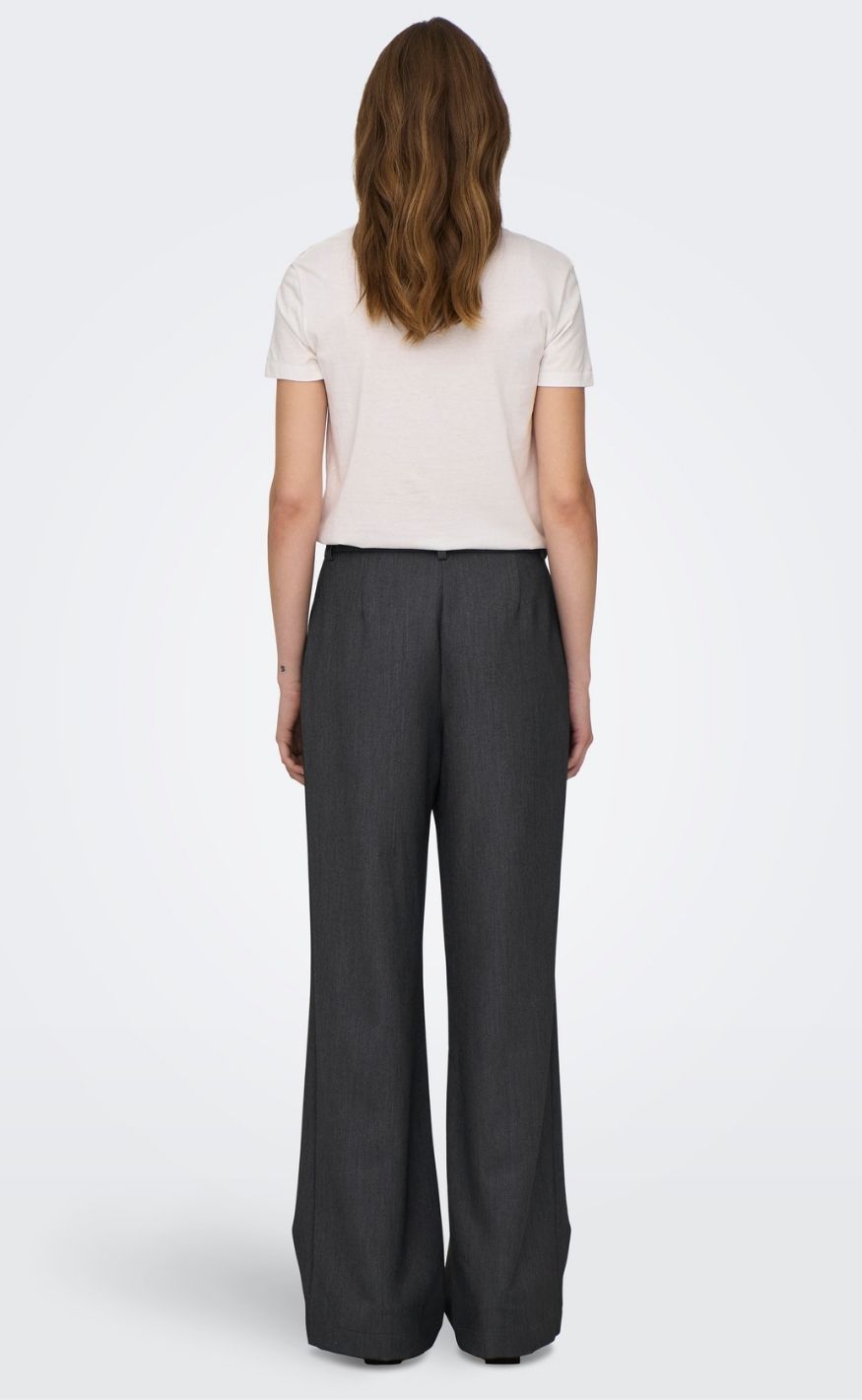 ONLY Bukser - Hattie Pleat - Dark Grey Melange