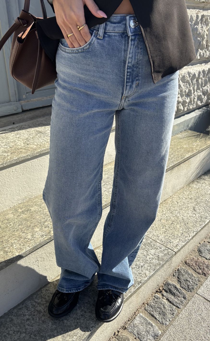 ONLY Bukser - Juicy - Medium Blue Denim