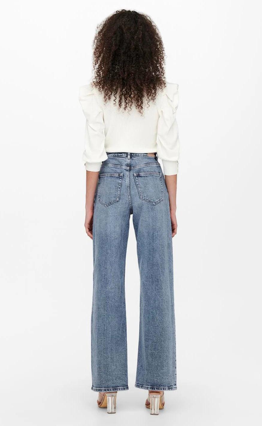 ONLY Bukser - Juicy - Medium Blue Denim