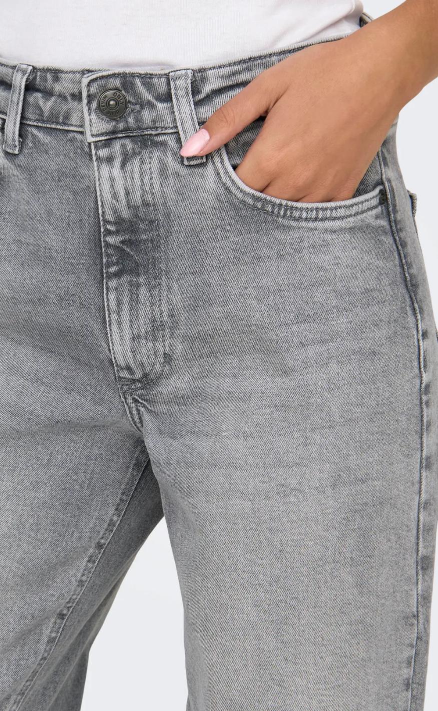 ONLY Bukser - Juicy Wide Leg - Medium Grey Denim