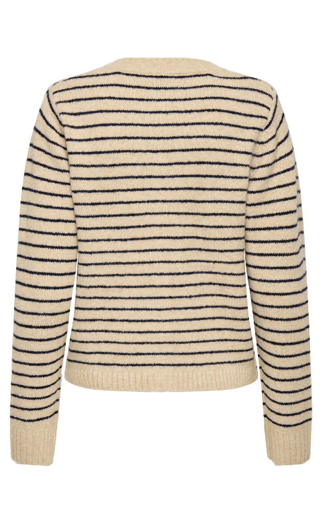 ONLY Cardigan - Chester LS - Humus Niht Sky/Mel/Silver Button