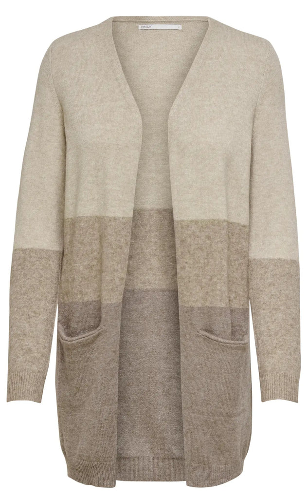 ONLY Cardigan - Queen - Sand W. Beige & Woodsmoke