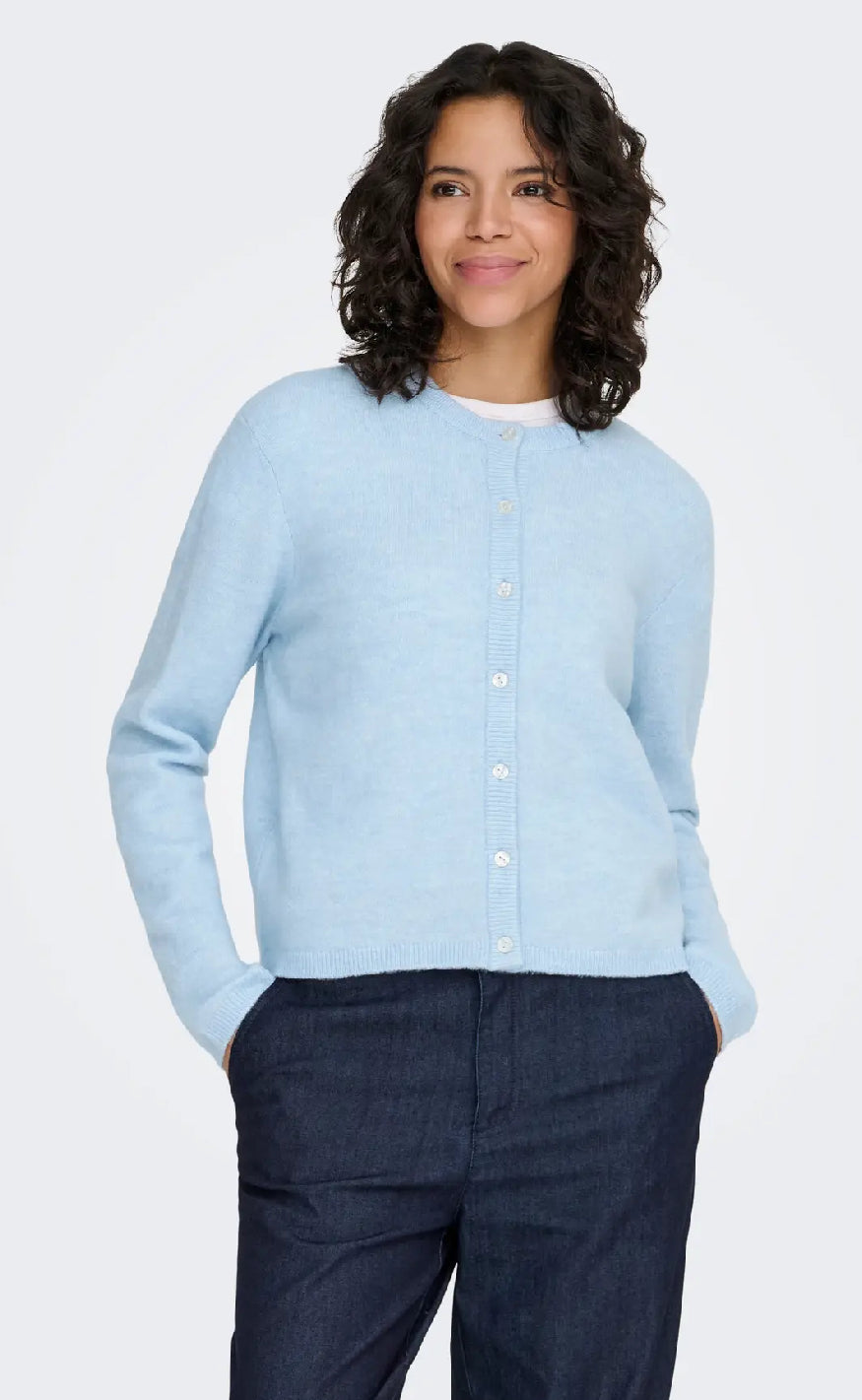 ONLY Cardigan - Simoni - Cashmere Blue/Melange