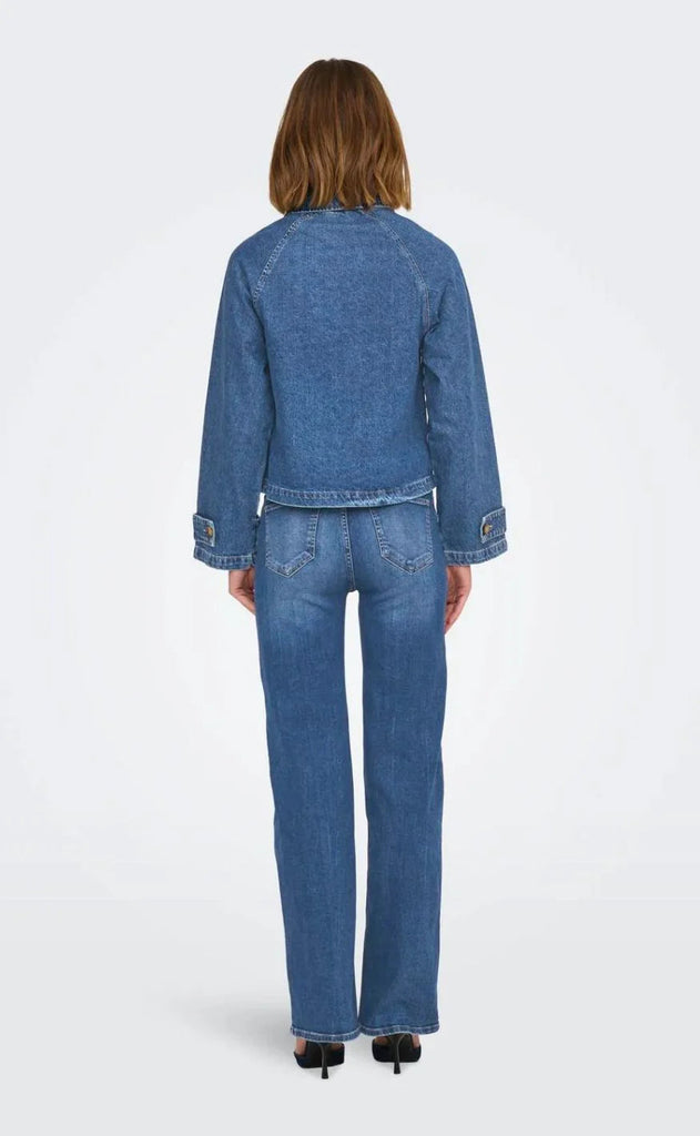 ONLY Jakke - April - Medium Blue Denim