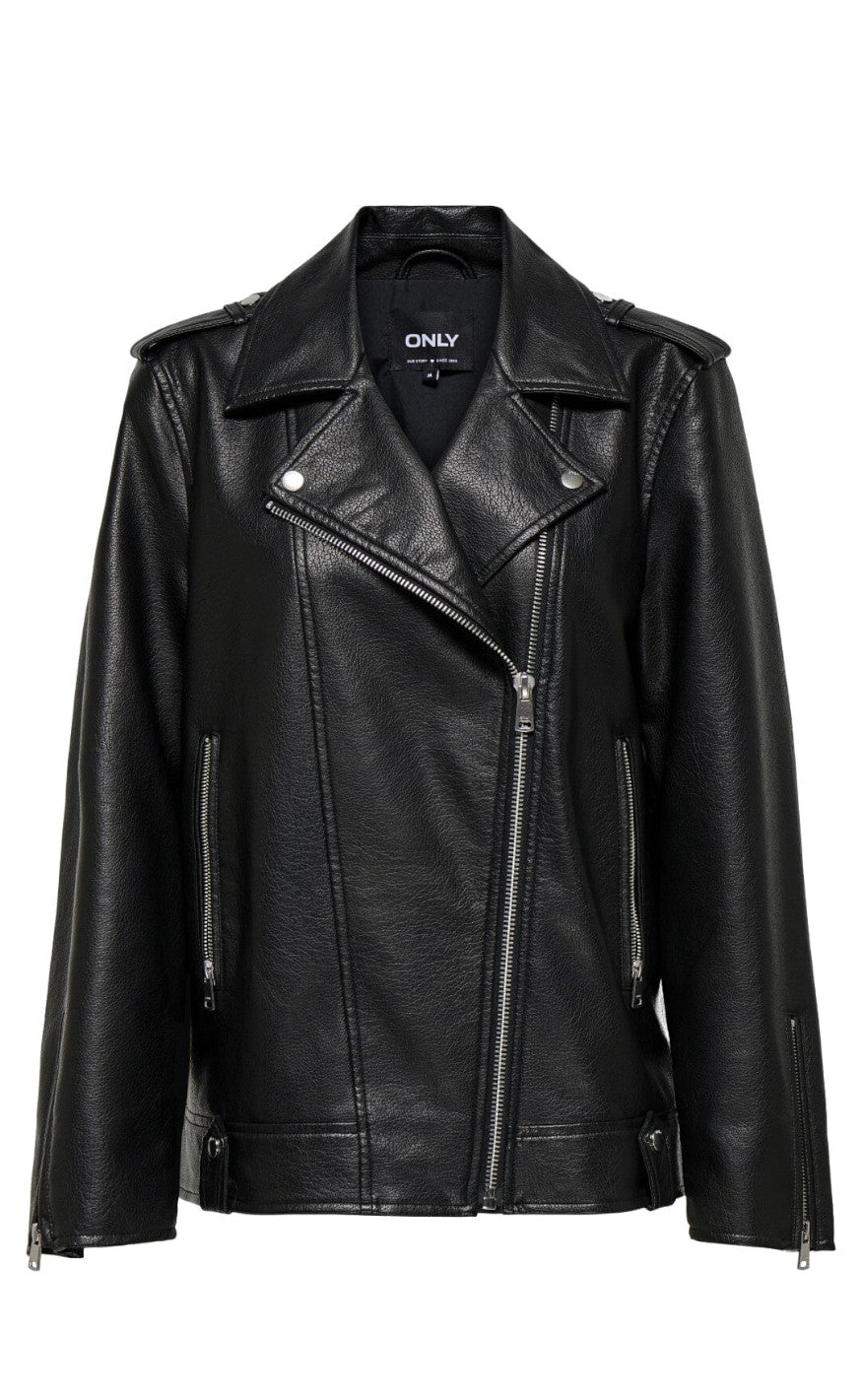 ONLY Jakke - Mille Faux Leather - Black