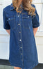 ONLY Kjole - Belle - Dark Blue Denim