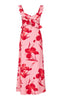 ONLY Kjole - Hyaci - Pink Icing/Big Red
